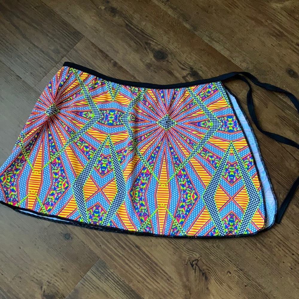 Wrap mini skirt